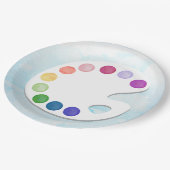 Paint Palette Art Party Bord (Gekanteld)