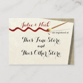 Paint Party Bridal Registry Kaart (Voorkant)