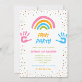 Paint Party Elk tijdperk Kind schilderij kunst ver Kaart (Voorkant)