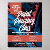 Paint Pour Class Poster (Voorkant)