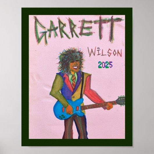 Paint Print Garrett Wilson 2025 Poster (Voorkant)