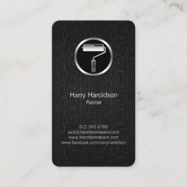 Paint Roller Brush Grunge Painter Visitekaartje