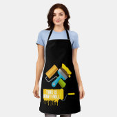 Paint Roller & Brush This How I Roll Schort (Gedragen)