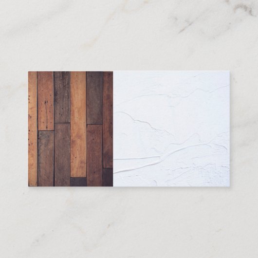 Paint Roller | Handyman | Hout | Zwerpmuur Visitekaartje (Achterkant)