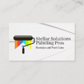 Paint Roller Logo | hoofdaannemer Visitekaartje (Voorkant)