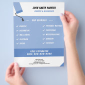 Paint Roller - Schilder & Decorator Flyer (Hand)