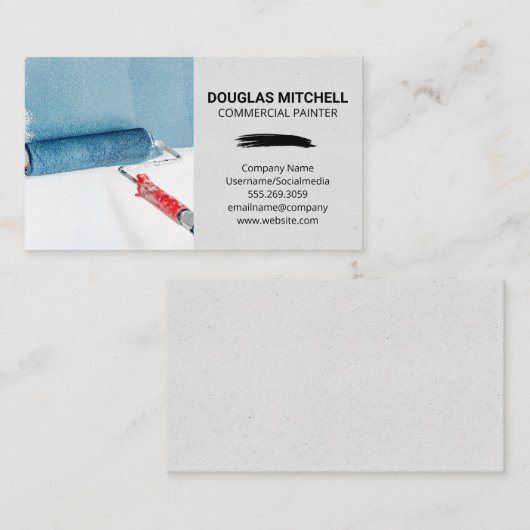 Paint Roller | Schilder Visitekaartje (Voorkant / Achterkant)