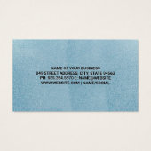 Paint Roller | Schilderde blauwe muur Visitekaartje (Achterkant)