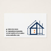 Paint Rollers Logo | Home Blauwdruk Logo Visitekaartje (Achterkant)