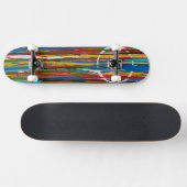 Paint Run Art Persoonlijk Skateboard (Horizontaal)