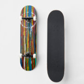 Paint Run Art Persoonlijk Skateboard (Voorkant)