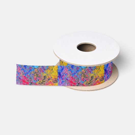 Paint Satin Ribbon Satijnen Lint (Spoel)