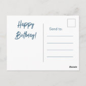 Paint schattige uil Briefkaart voor goede verjaard (Achterkant)