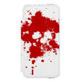 Paint Skull Incipio iPhone Portemonnee Hoesje (Voorkant Agenda)