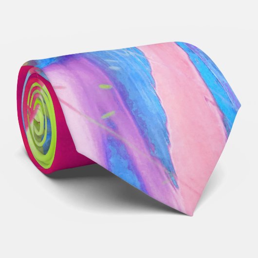 Paint Smear Stropdas (Opgerold)