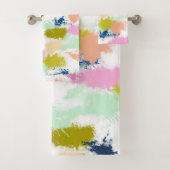 Paint smears bad handdoek (Insitu)