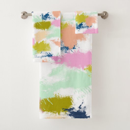 Paint smears bad handdoek (Insitu)