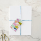 Paint smears cadeaulabel (Met Touw)