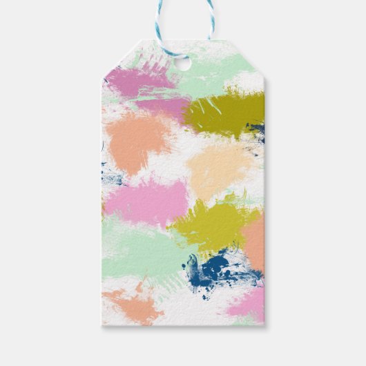 Paint smears cadeaulabel (Voorkant)