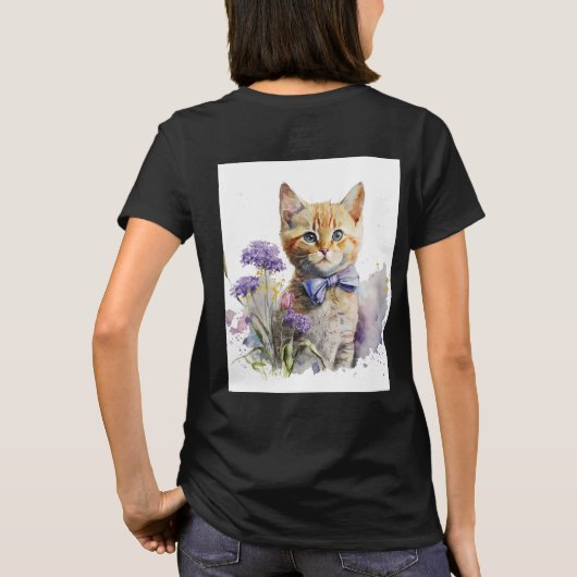 Paint Soked Baby Dragon Funny T-shirt (Achterkant)