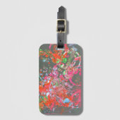 Paint splash art design bagagelabel (Voorkant (verticaal))