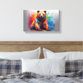 Paint Splash Beer Canvas Afdruk (Insitu (Slaapkamer))