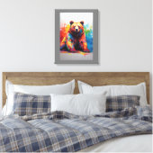 Paint Splash Beer Canvas Afdruk (Insitu (Slaapkamer))