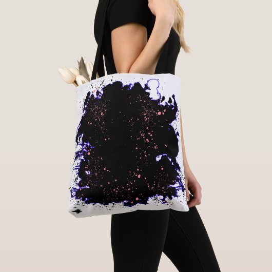 Paint Splash Groovy Tote Bag (Dichtbij)