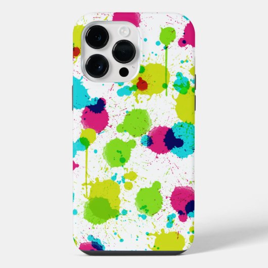 Paint Splash iPhone Hoesje iPhone 14 Pro Max Hoesje (Achterkant)