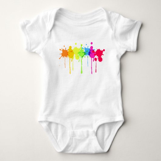 Paint Splash Jersey Bodysuit (Voorkant)