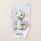 Paint Splash Schattige Dinosaurus Baby shower Gift Bad Handdoek (Handdoek)