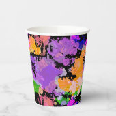 Paint Splash Spetterprint Papieren Bekers (Links)
