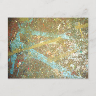 Paint Splatter Briefkaart