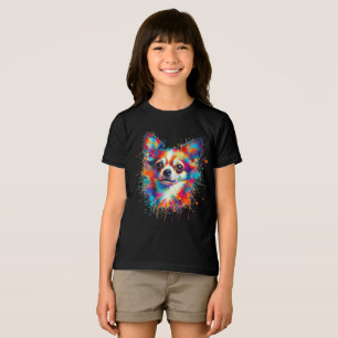 Paint Splatter Chihuahua Tri-Blend Shirt
