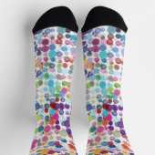 Paint Splatter Colorful Dots Sokken (Top)
