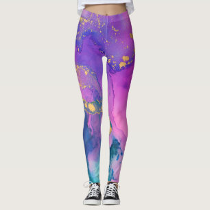 Paint Splatter Cotton Snoep Fields Leggings