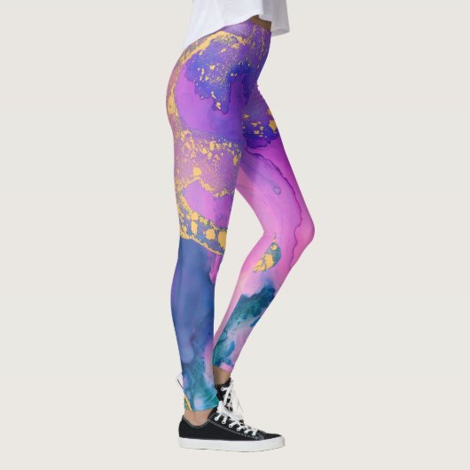 Paint Splatter Cotton Snoep Fields Leggings (Rechts)