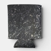 Paint Splatter CREW | Houtskool en wit Blikjeskoeler (Achterkant)