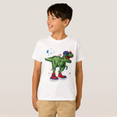 Paint Splatter Dinosaur T-Shirt (Voorkant volledig)