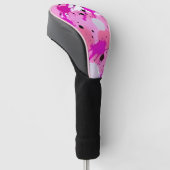 Paint Splatter Golf Head Hoesje Golfheadcover (Schuin)