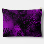 Paint Splatter Hatching Effect Paarse & zwart Etui (Achterkant)
