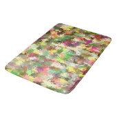 Paint Splatter herfstkleur bladeren Abstract Badmat (Gekanteld)