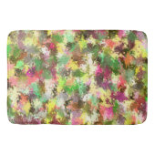 Paint Splatter herfstkleur bladeren Abstract Badmat (Voorkant)