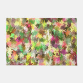 Paint Splatter herfstkleur bladeren Abstract Deurmat (Voorkant)