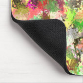 Paint Splatter herfstkleur bladeren Abstract Muismat (Hoek)