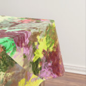 Paint Splatter herfstkleur bladeren Abstract Tafelkleed (Voorbeeld)