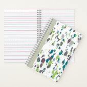 Paint Splatter Journal – Green, Blue & Purple Art Notitieboek (Binnen)