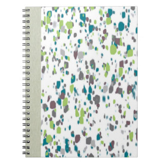 Paint Splatter Journal – Green, Blue & Purple Art Notitieboek