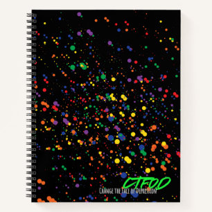 Paint Splatter Journal – Night Edition CTFOD Notitieboek