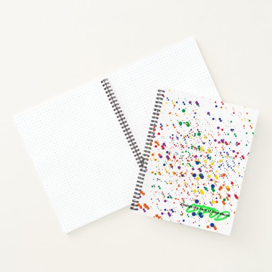 Paint Splatter Journal – Rainbow Edition | CTFOD Notitieboek (Binnen)